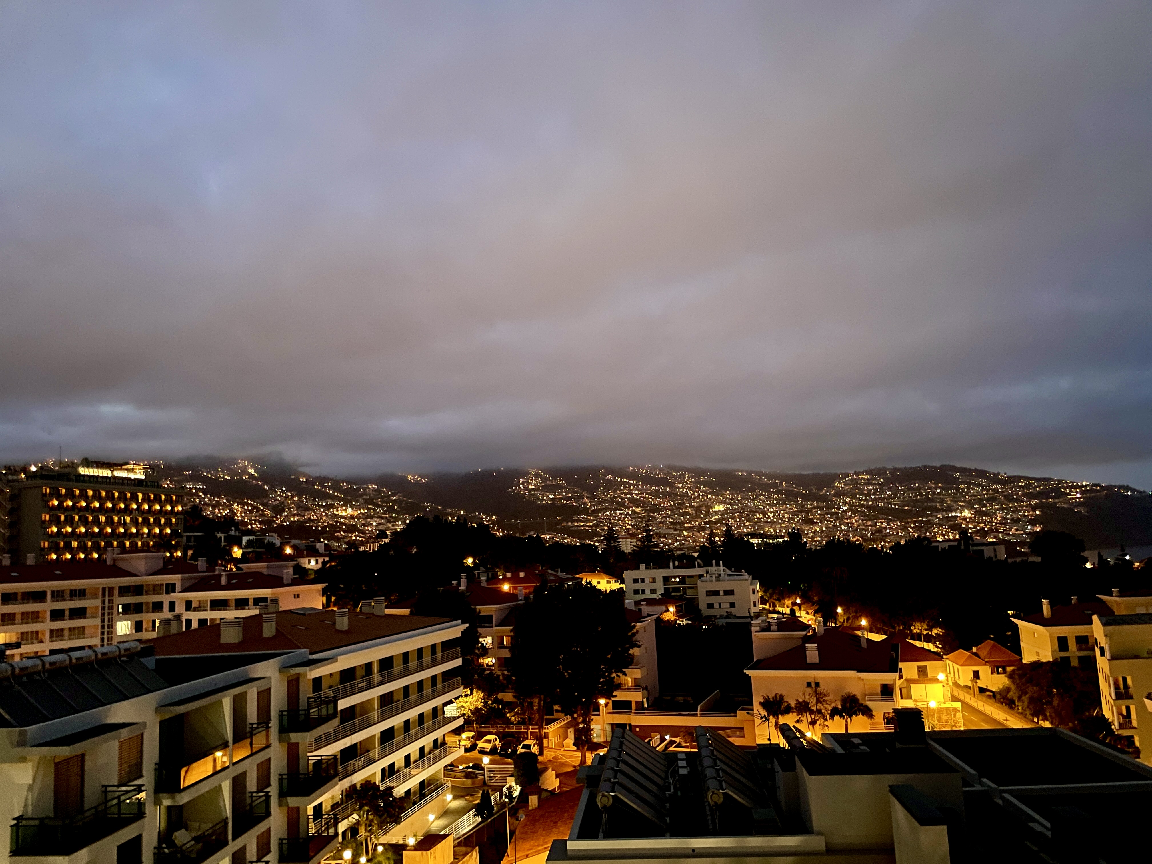 night scenes in Funchal