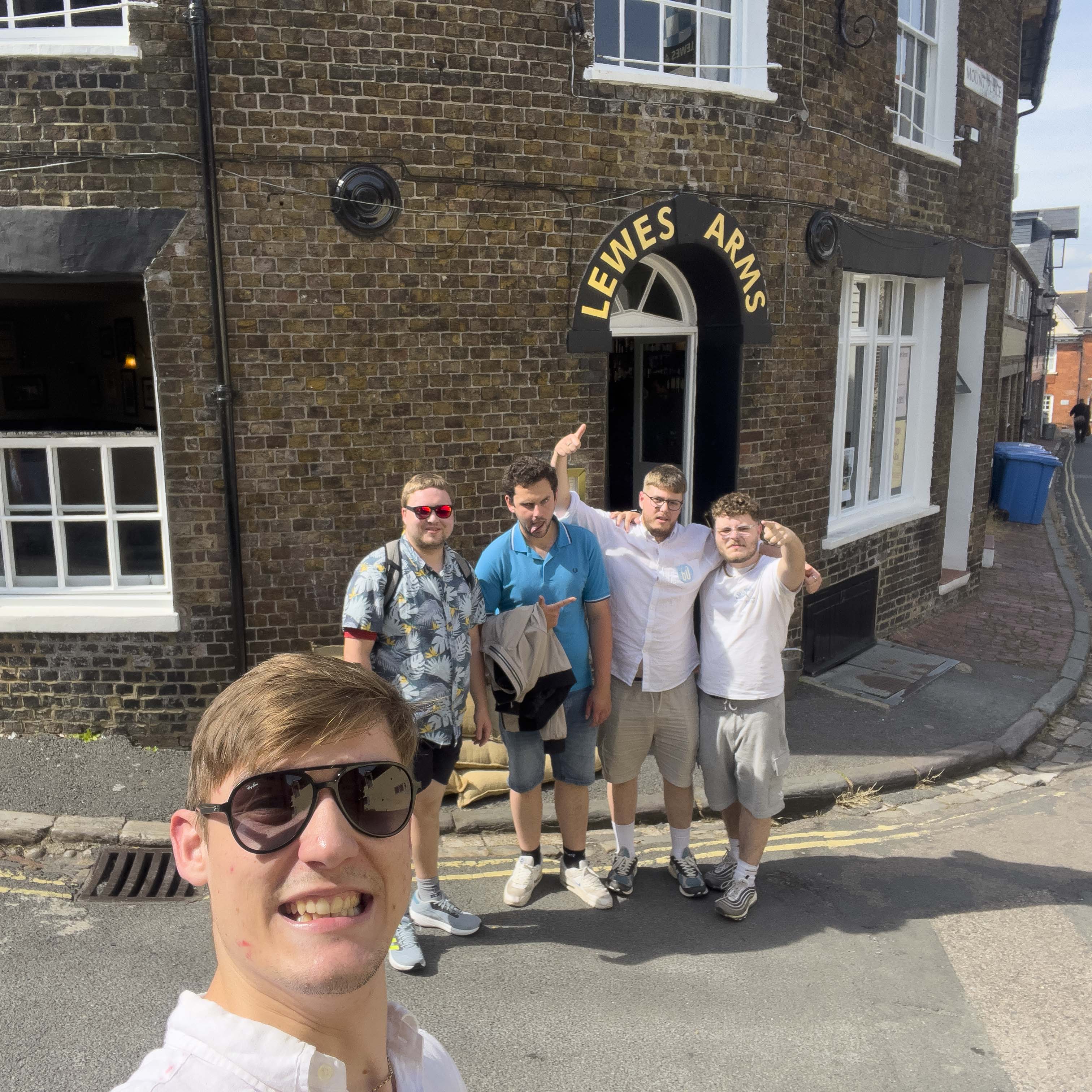 The Lewes Arms Pub (on the corner)