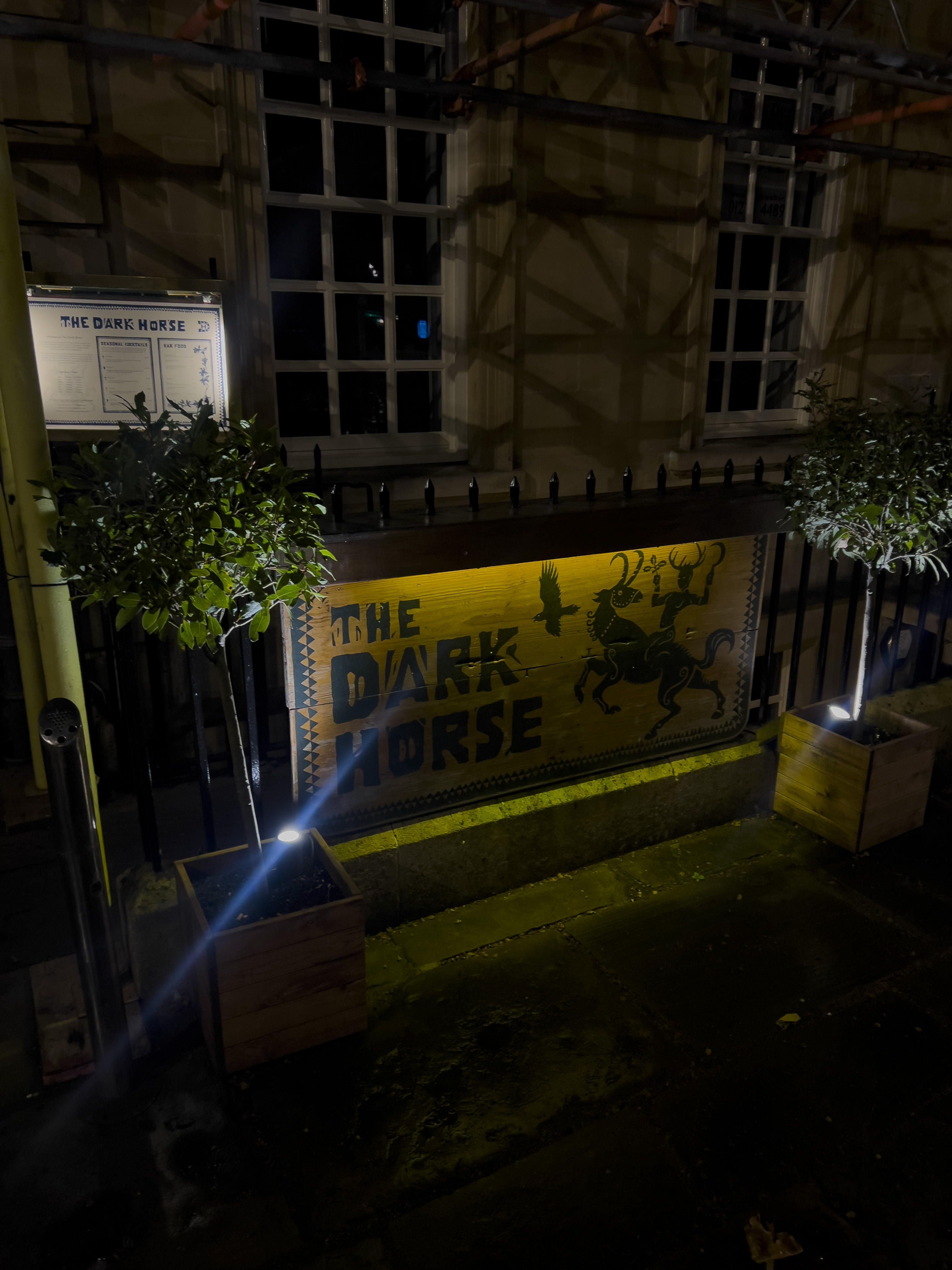 The Front of The Dark Horse entrance