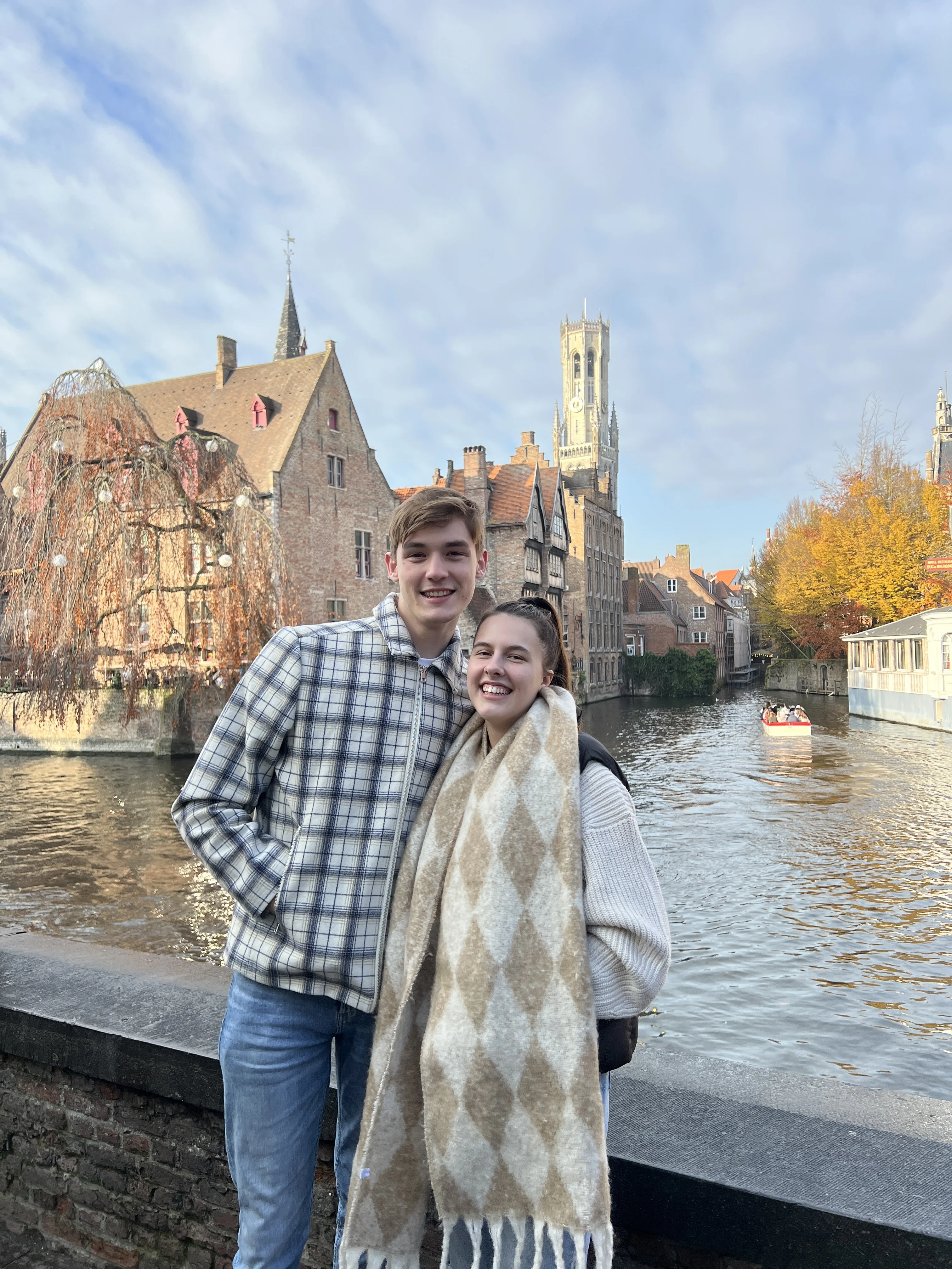 Bruges canals and medieval streets