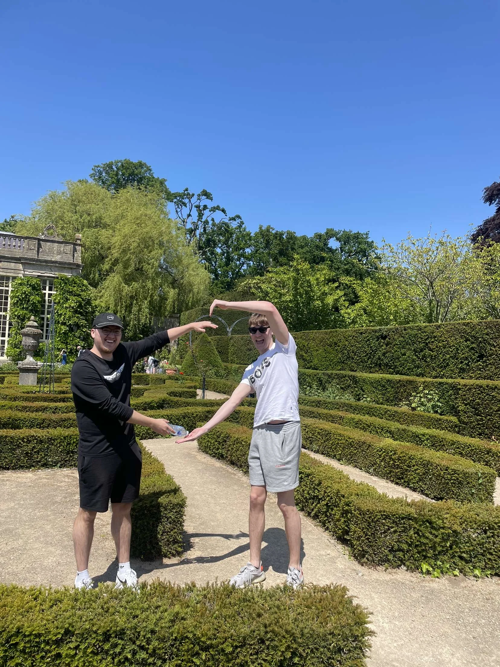 Ryan and Damon at Longleat Safari Park