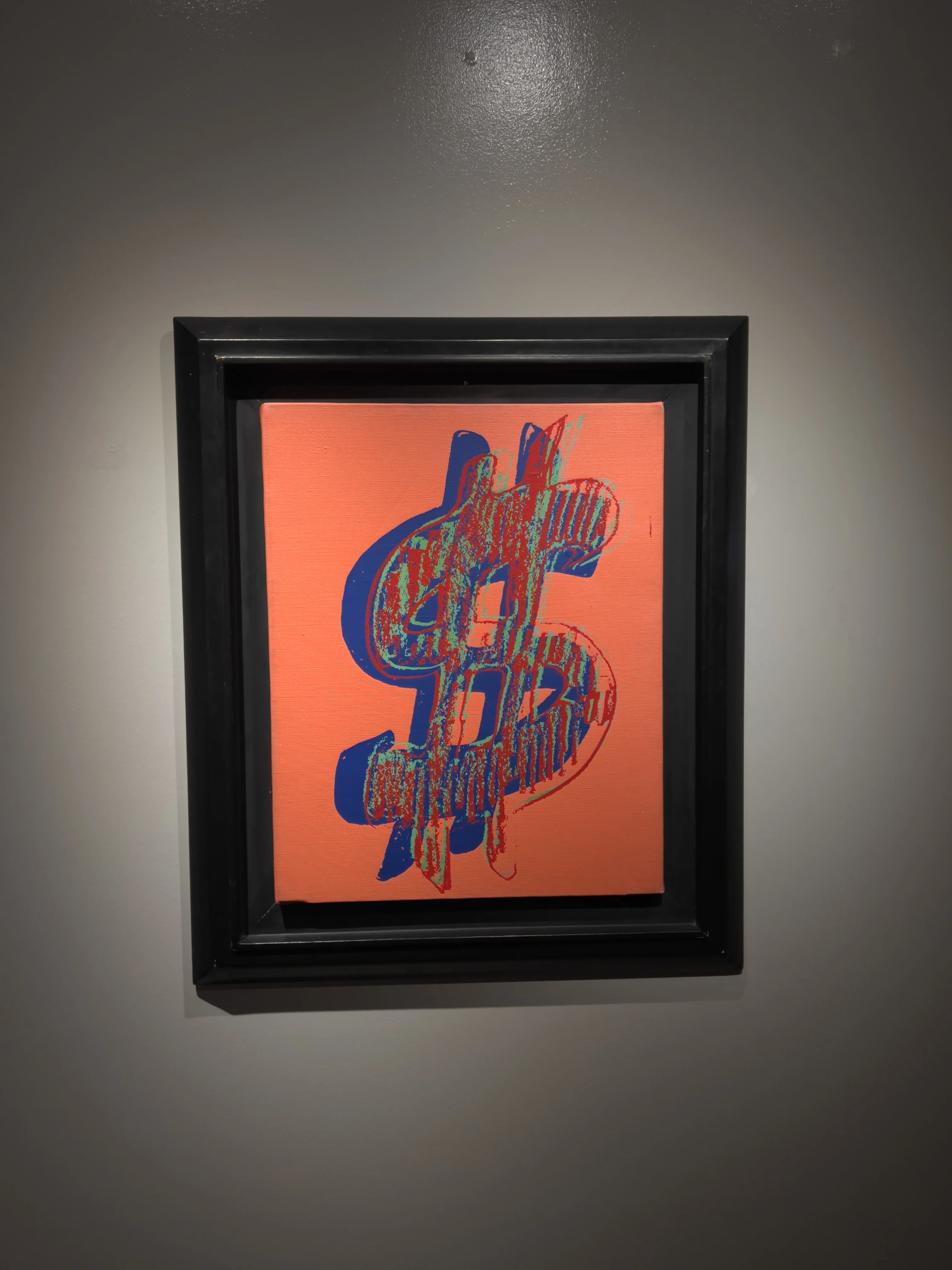 Dollar bill themed artwork