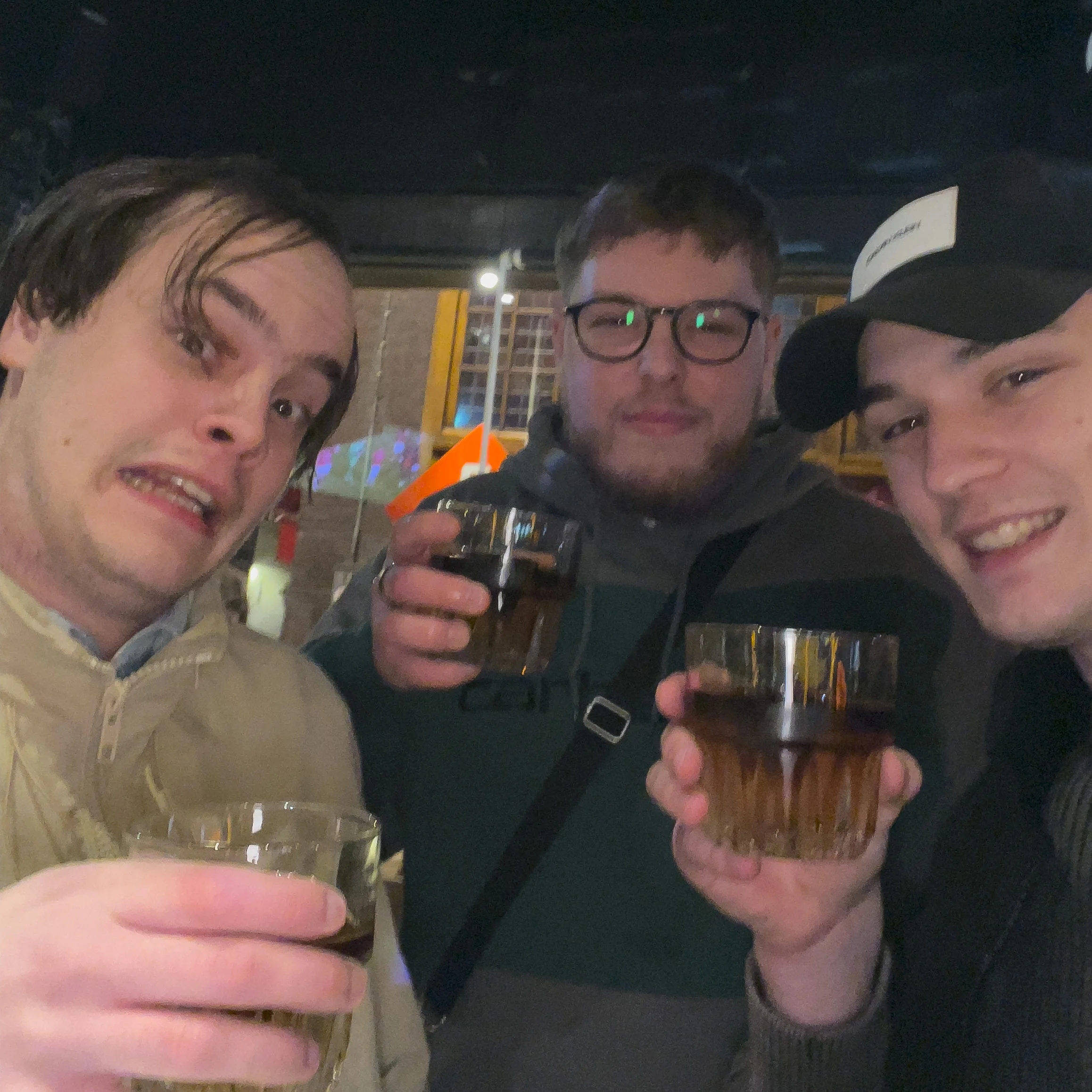 Cheers with friends on St Patrick’s Day