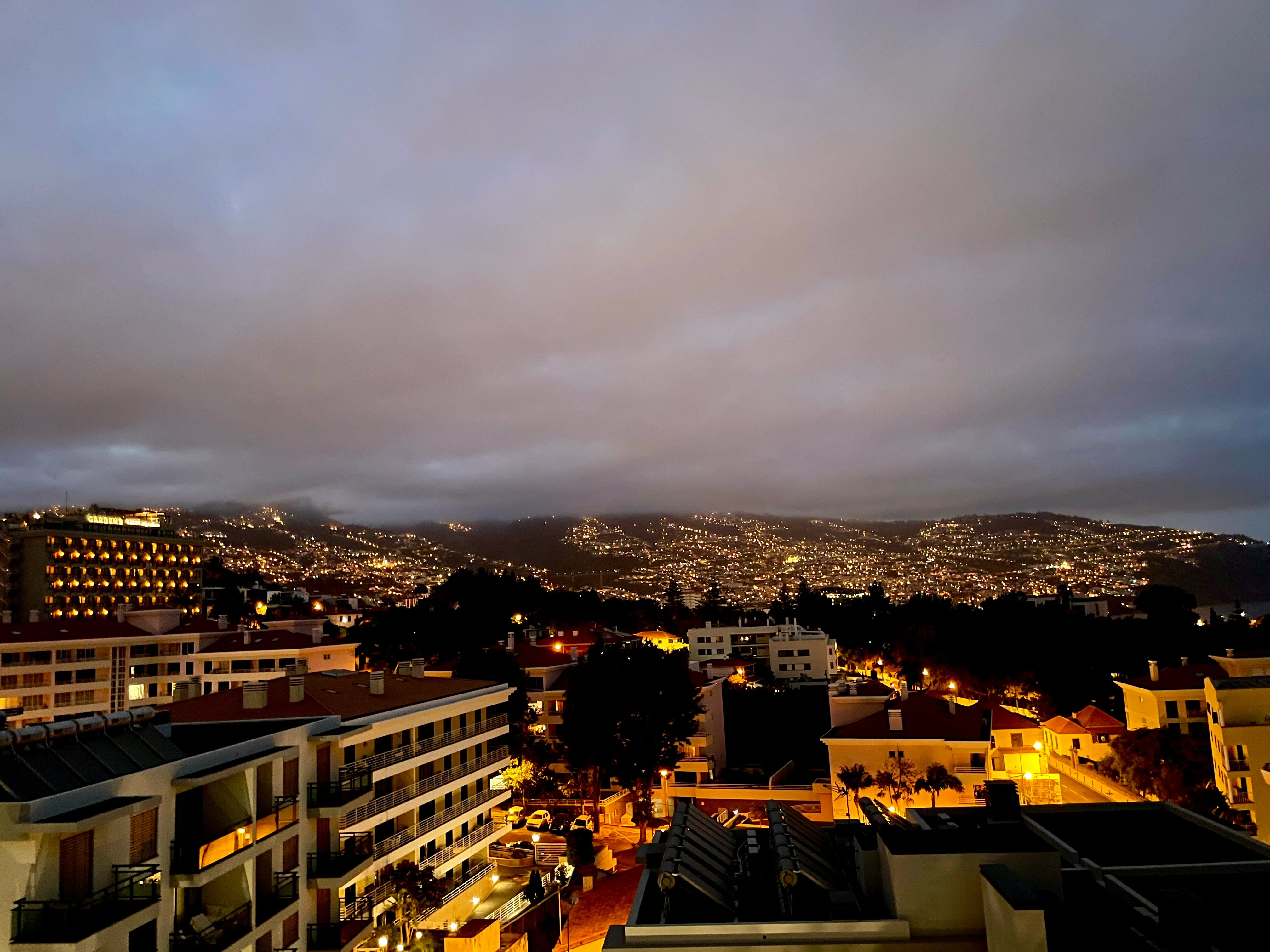 Night scenes in Funchal, Madeira