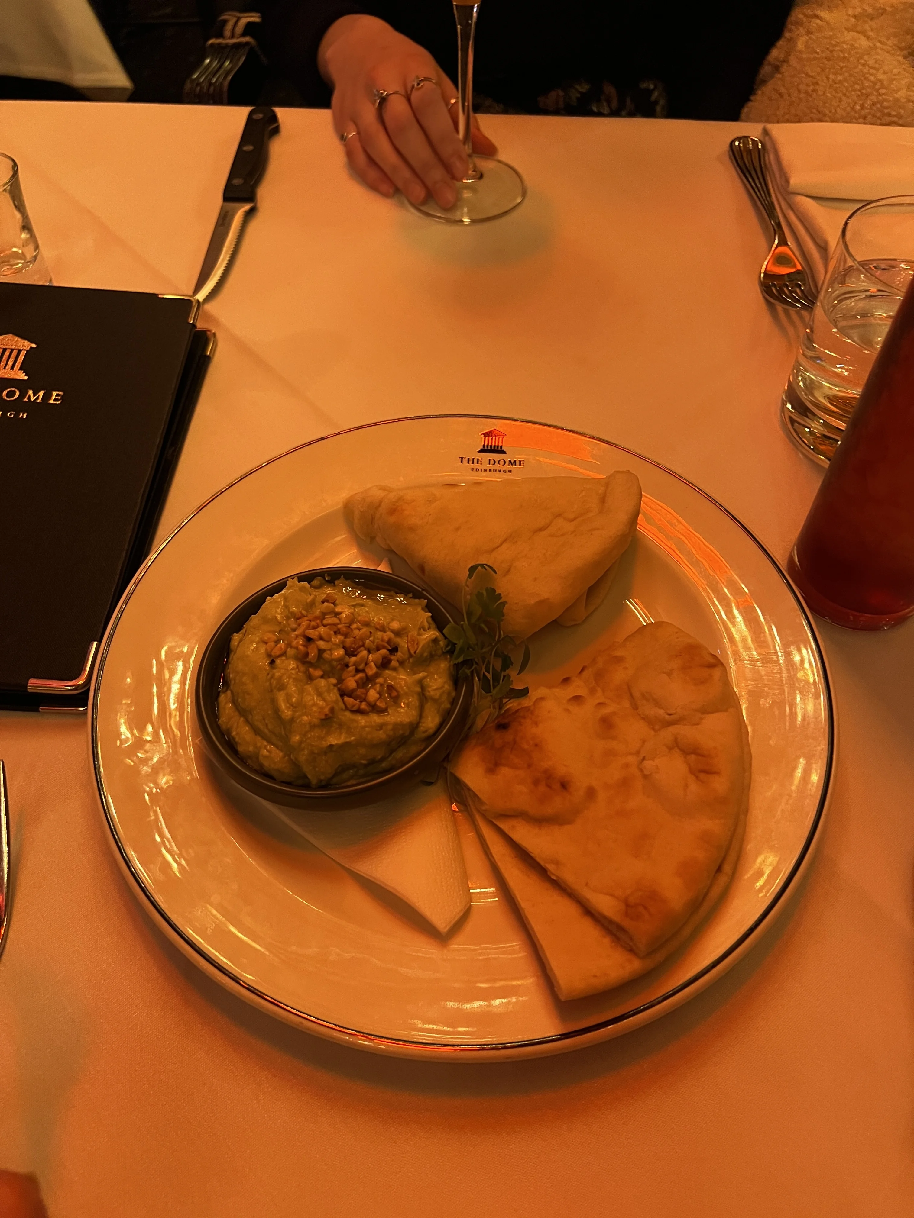 Starters at The Dome, Edinburgh